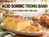 Acid Sorbic Trong Bánh: Cách Dùng Để Chống Mốc Hiệu Quả