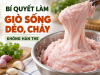 Bí Quyết Làm Giò Sống Dẻo, Chảy Mịn – Không Cần Hàn The
