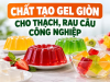 Chất Tạo Gel Giòn Cho Thạch, Rau Câu Công Nghiệp: So Sánh Konjac Gum, Carrageenan Và Agar Agar