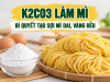 K2CO3 Làm Mì: Bí Quyết Tạo Sợi Mì Dai, Vàng Đều Cho Xưởng Sản Xuất