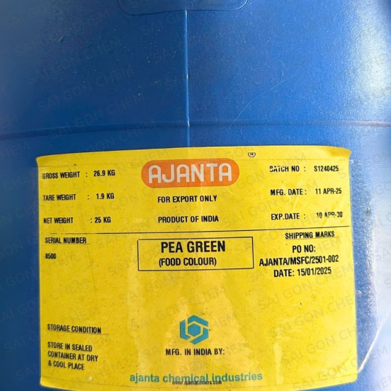 MÀU XANH LÁ PEA GREEN
