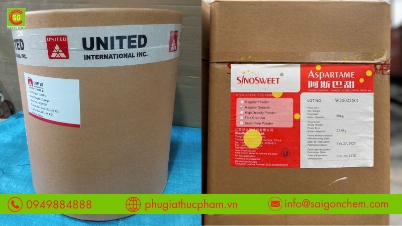 ACK bền nhiệt hơn Aspartame và thường được phối hợp để cân bằng vị ngọt.