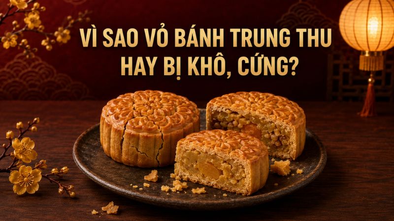 Cách giữ vỏ bánh trung thu mềm lâu