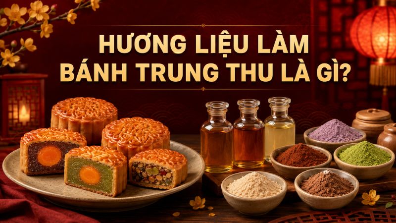 hương liệu làm bánh trung thu