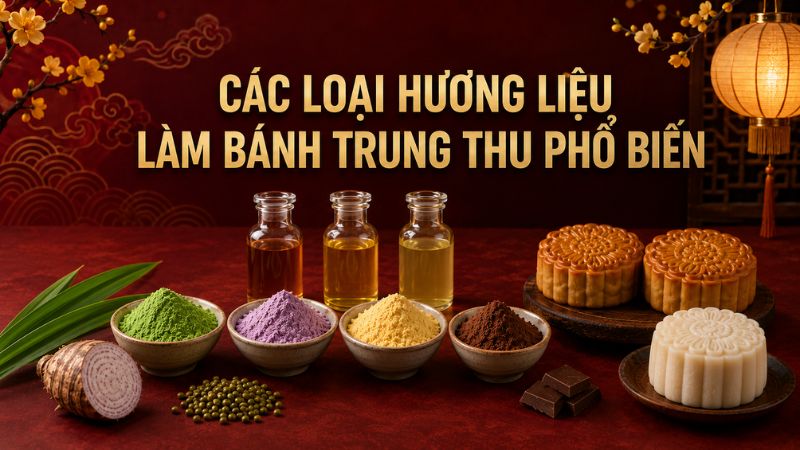 hương liệu làm bánh trung thu