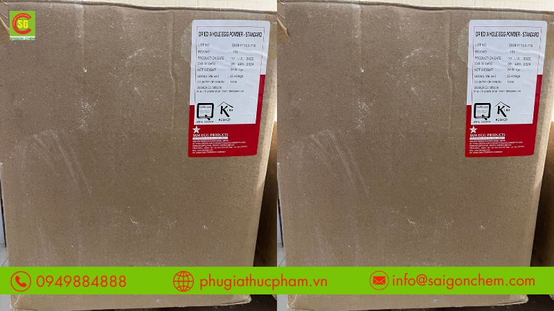 Nguyên liệu đạt các tiêu chuẩn quốc tế về an toàn và chất lượng thực phẩm