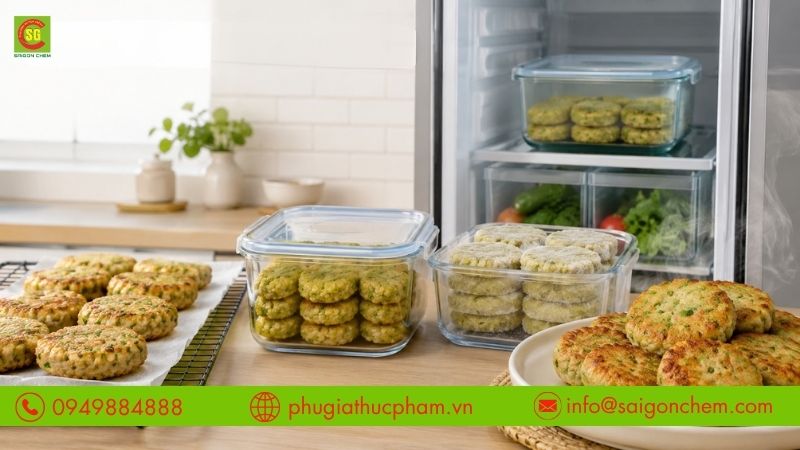 Bảo quản đúng cách giúp chả cốm chay giữ được hương vị và độ ngon lâu hơn.
