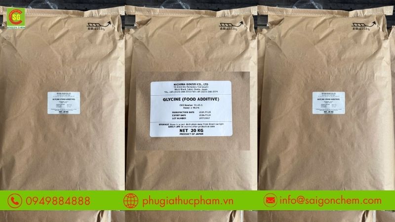 Chất điều vị glycine nhật bản