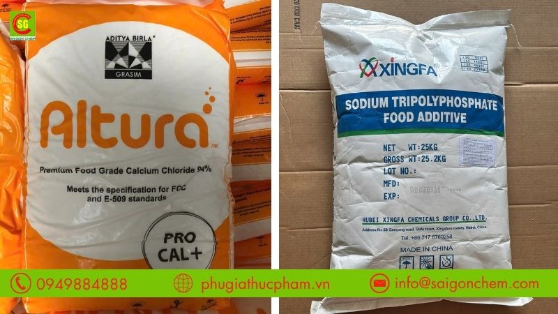 Canxi Clorua và Phosphate trong thủy sản đông lạnh có hai cơ chế tác động và vai trò khác nhau