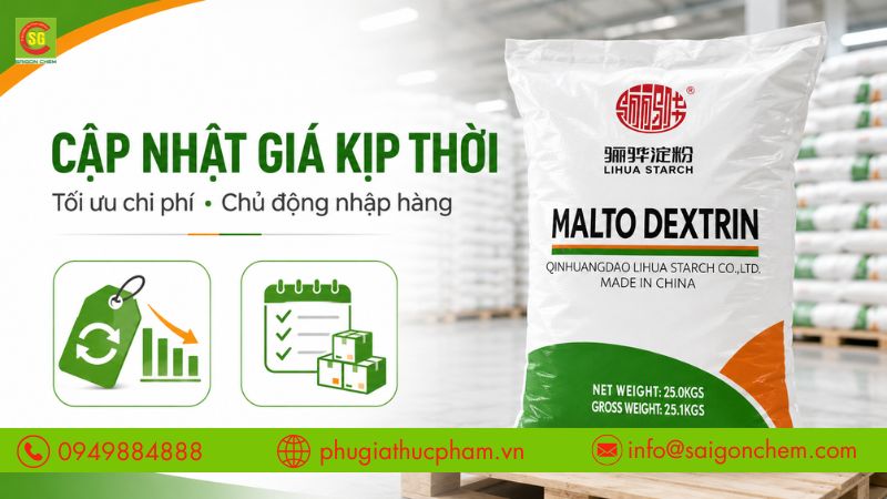 Cập nhật giá giúp doanh nghiệp tối ưu chi phí và chủ động kế hoạch nhập hàng.