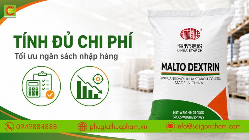 Tính toán đầy đủ chi phí giúp doanh nghiệp tối ưu ngân sách nhập hàng.