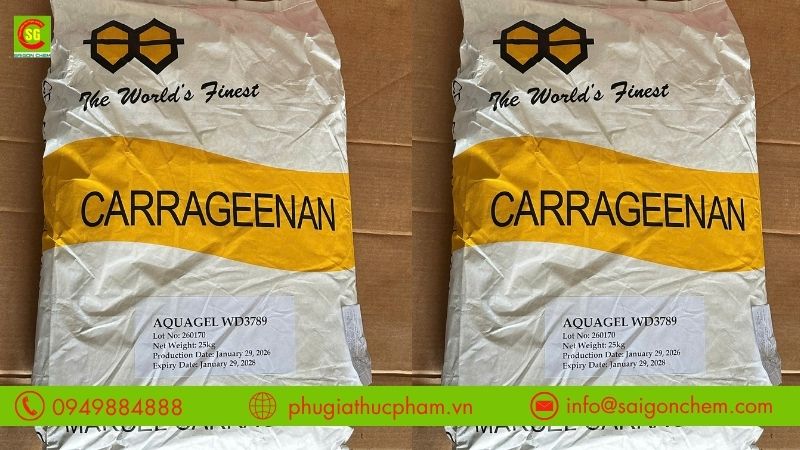 Bột Carrageenan từ rong biển đỏ giúp thạch rau câu trong suốt, có kết cấu giòn và ổn định