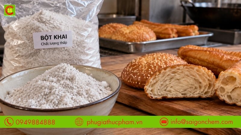 Các yếu tố ảnh hưởng đến bột khai giá bao nhiêu gồm xuất xứ, quy cách, số lượng mua và thời điểm nhập khẩu