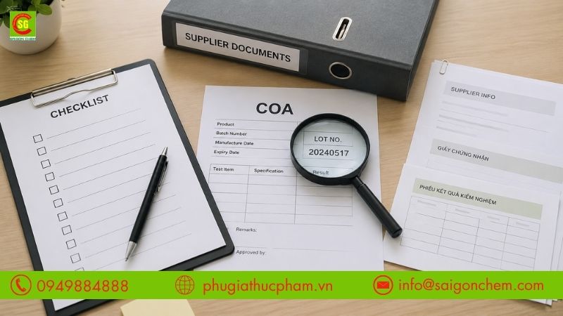 Các loại giấy tờ, chứng nhận cần có