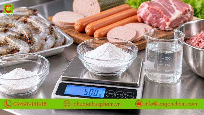  Cần định lượng phụ gia phốt phát trong thực phẩm chính xác để kiểm soát hàm lượng sử dụng an toàn