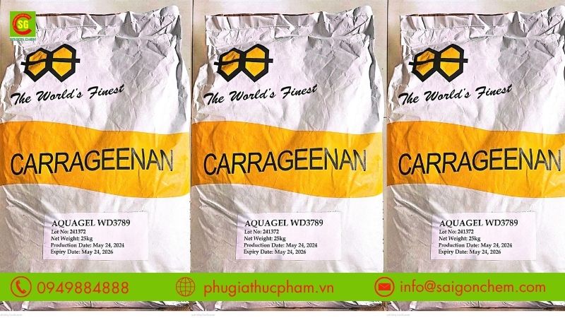 Carrageenan từ rong biển đỏ là nguyên liệu thay thế Gelatin giúp tạo gel và định hình cấu trúc bánh kẹo chay