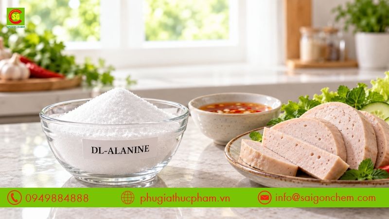 Chất lưu vị là tên gọi thường dùng cho DL-Alanine, giúp tạo vị ngọt nhẹ và làm tròn hậu vị cho thực phẩm