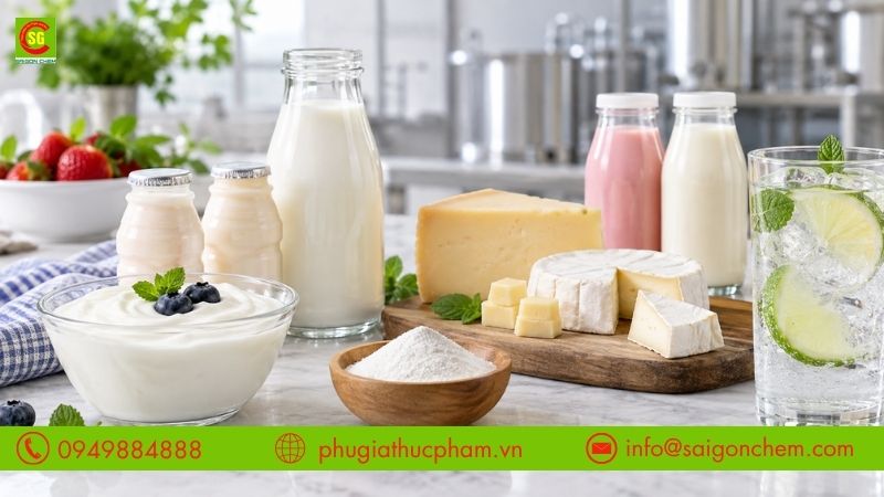 Đường nho điều chỉnh pH hỗ trợ ổn định độ acid trong các sản phẩm từ sữa và nước giải khát