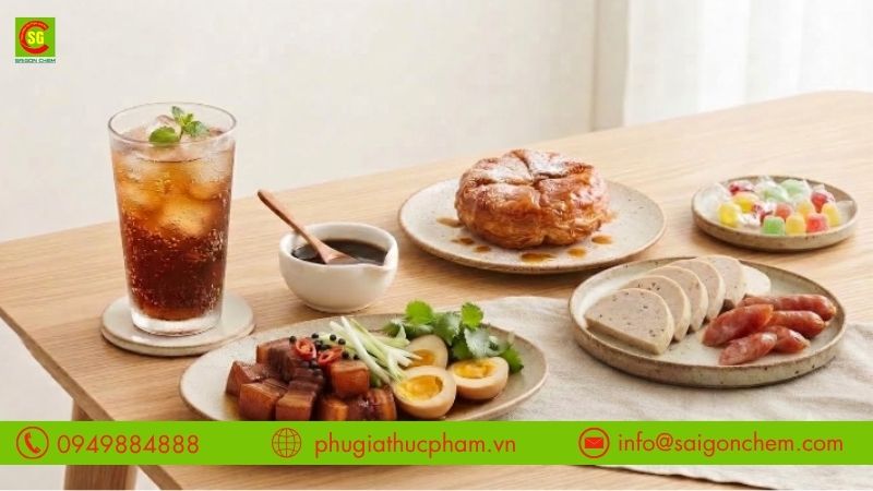 Lợi ích khi sử dụng màu caramel trong thực phẩm