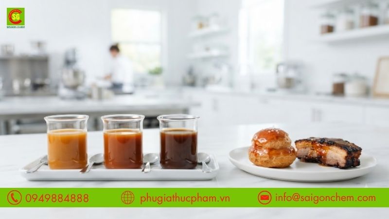 Lưu ý khi sử dụng và bảo quản màu Caramel