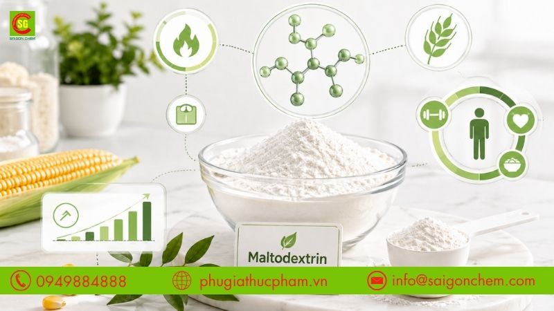 Maltodextrin có gây tăng cân không xét theo lượng calo