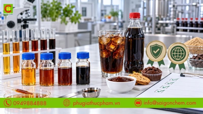 Màu Caramel có an toàn không?