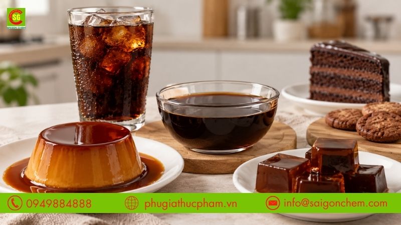 Màu Caramel E150b là gì?