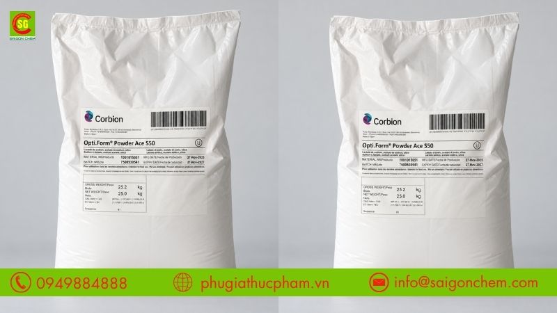 Opti Form S50 là phụ gia bảo quản gốc lactate và acetate dùng trong chế biến thịt, gia cầm.