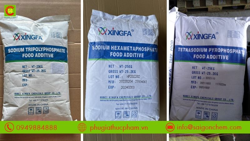Phốt phát trong thực phẩm là phụ gia được sử dụng để giữ nước, ổn định cấu trúc và điều chỉnh độ pH trong chế biến