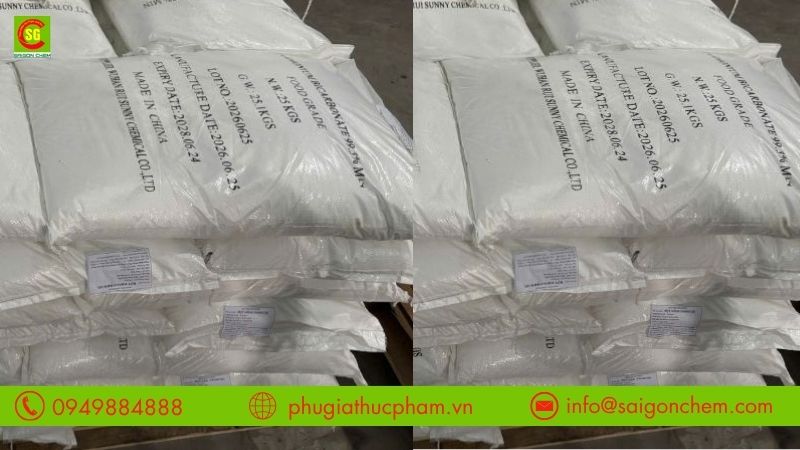 Phụ Gia Thực Phẩm chuyên cung cấp bột khai bao 25kg có hồ sơ chất lượng đầy đủ và chính sách giá sỉ cạnh tranh