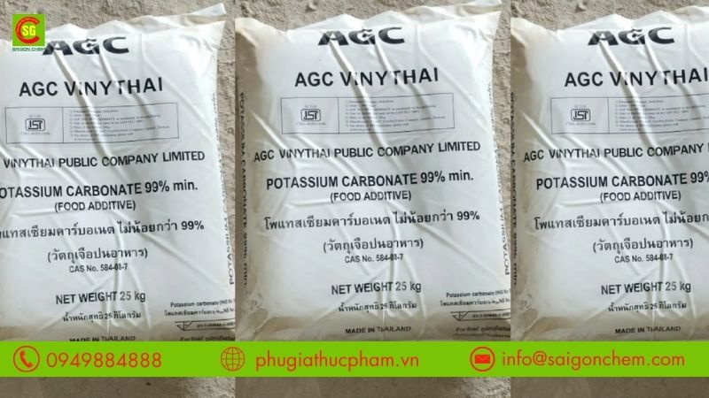 Phụ Gia Thực Phẩm cung cấp kali cacbonat bao 25kg tại TPHCM với hồ sơ COA và quy trình mua hàng nhanh chóng