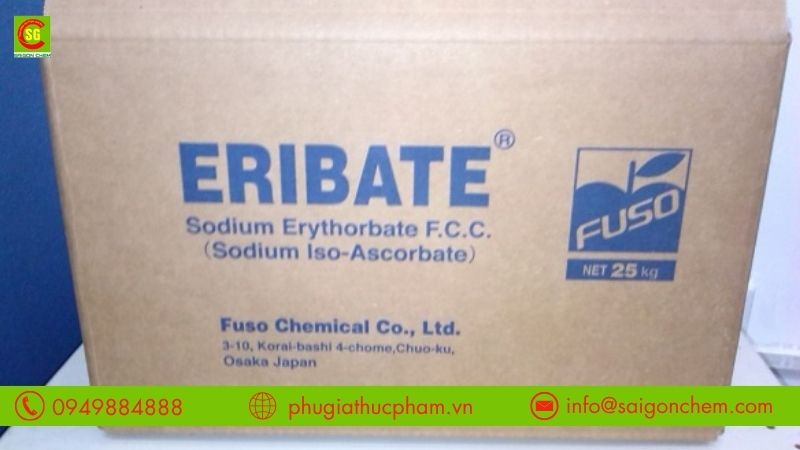 Sodium Erythorbate hỗ trợ chống oxy hóa và duy trì màu đỏ hồng cho xúc xích, giăm bông