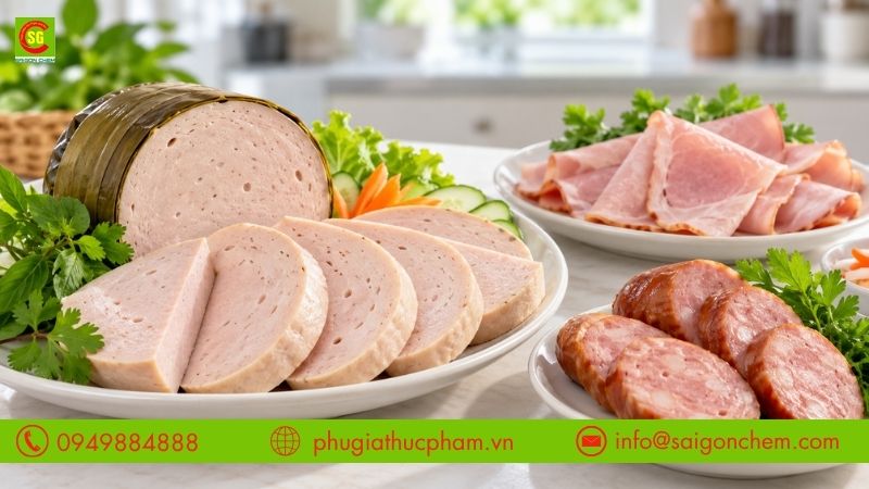 Sodium Erythorbate hỗ trợ hạn chế biến màu và giảm nitrite dư trong thịt chế biến