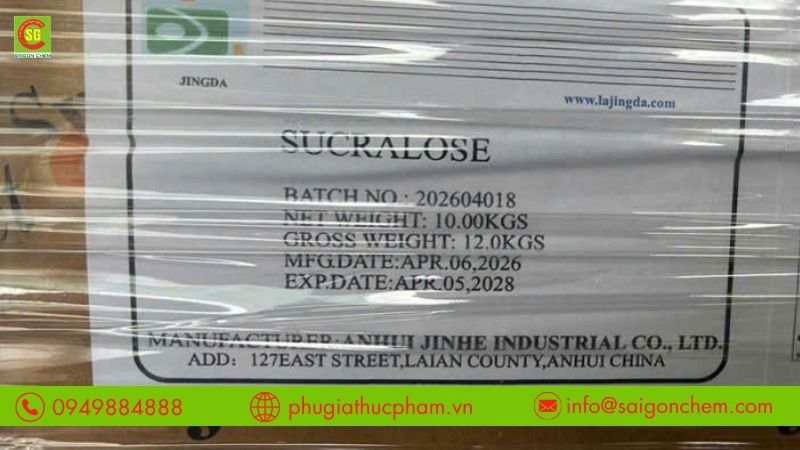 Lưu ý cần biết khi sử dụng đường Sucralose.