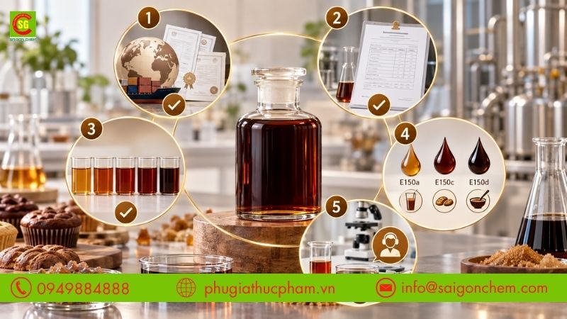 Tiêu chí chọn mua màu Caramel chất lượng