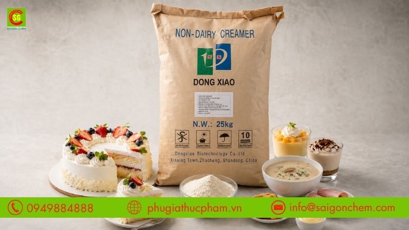 Ứng dụng bột béo thực vật Trung Quốc