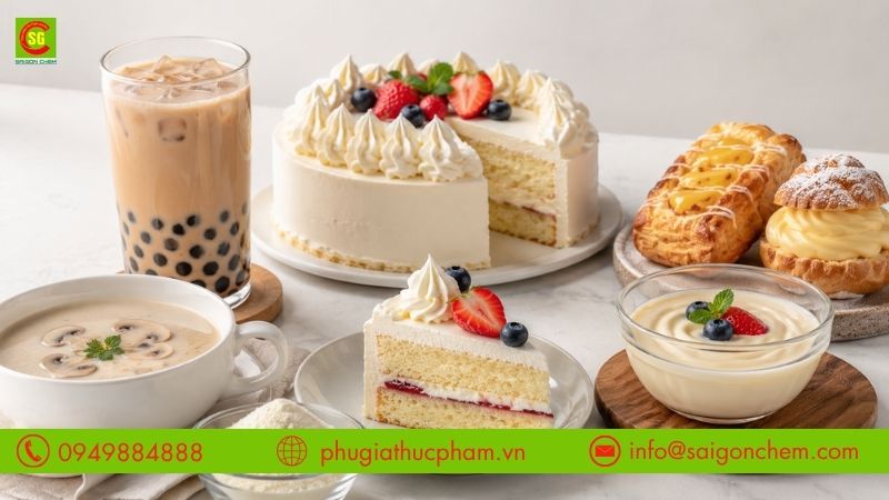 Ứng dụng bột béo thực vật Malaysia trong thực phẩm