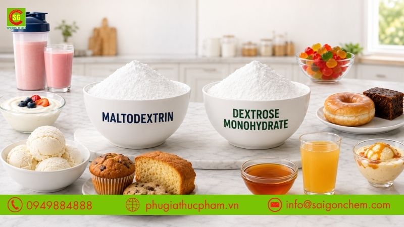 Ứng dụng của Maltodextrin và Dextrose Monohydrate