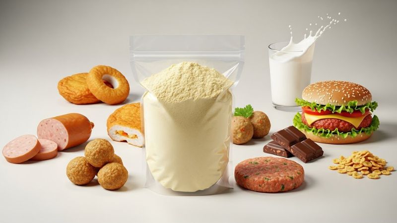 Ứng dụng đạm đậu nành trong các loại thực phẩm