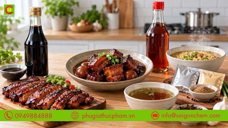 Ứng dụng màu Caramel E150c trong ngành thực phẩm
