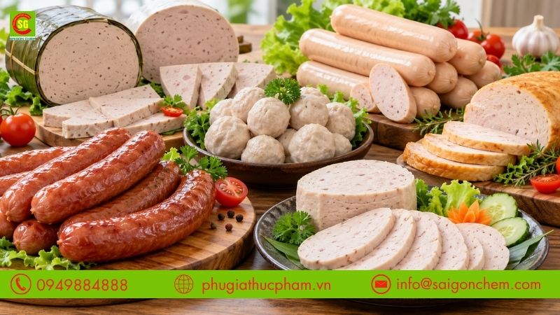 Ứng dụng Opti Form S50 trong xúc xích, giò chả, thịt viên và các sản phẩm thịt chế biến