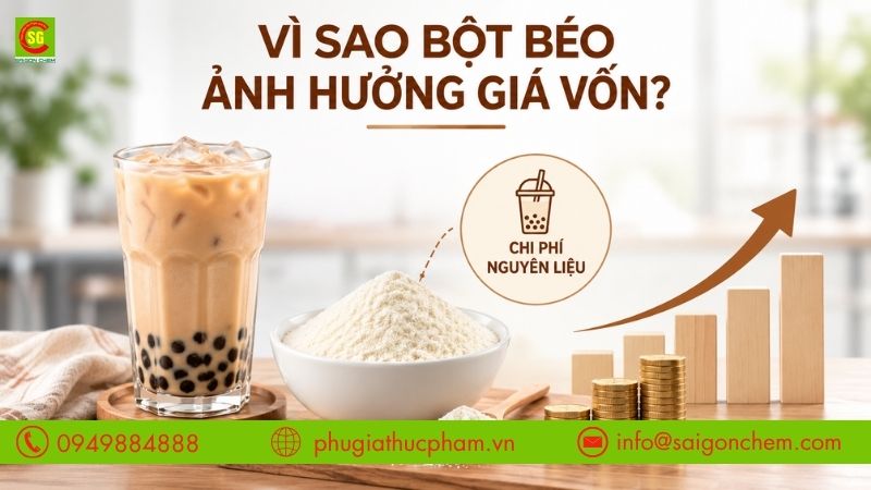 Vì sao Non Dairy Creamer ảnh hưởng đến giá vốn?
