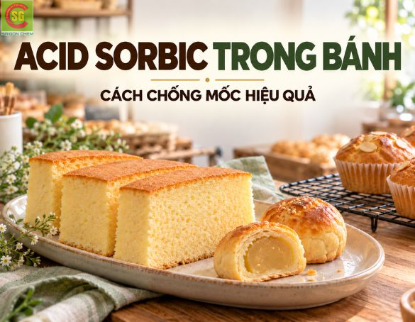 Acid Sorbic Trong Bánh: Cách Dùng Để Chống Mốc Hiệu Quả