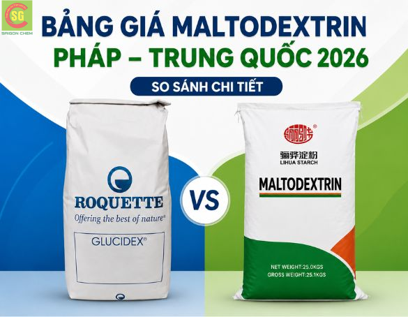 Bảng Giá Maltodextrin Pháp – Trung Quốc: Nên Chọn Loại Nào?