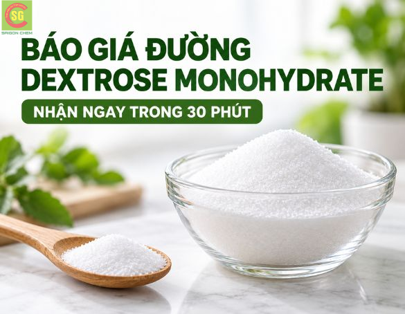 Báo Giá Đường Dextrose Monohydrate Theo Số Lượng - Nhận Ngay Trong 30 Phút
