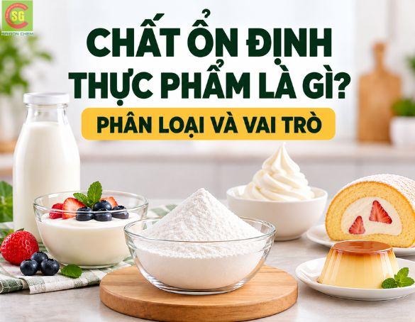 Chất Ổn Định Thực Phẩm Là Gì? Phân Loại Và Vai Trò Trong Sản Xuất