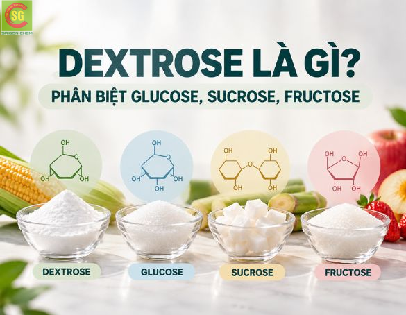 Dextrose Là Gì? Phân Biệt Glucose, Sucrose, Fructose Chi Tiết Nhất