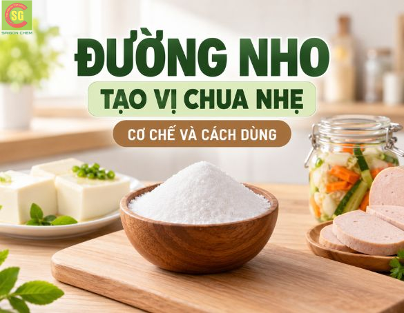 Đường Nho Tạo Vị Chua Nhẹ – Giải Pháp Giữ Hương Vị Tự Nhiên