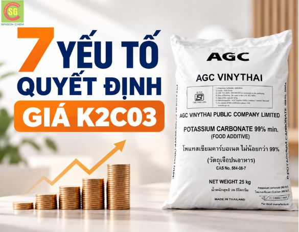 Giá K2CO3 Bao Nhiêu? 7 Yếu Tố Quyết Định Báo Giá Kali Cacbonat