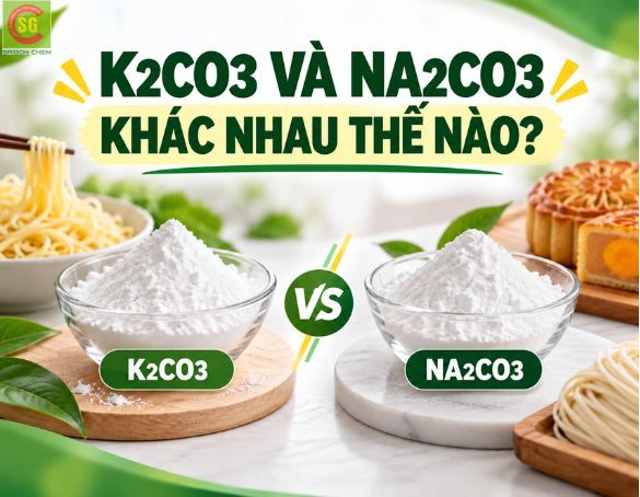 K2CO3 Và Na2CO3 Khác Nhau Thế Nào? Nên Chọn Loại Nào Cho Mì Và Bánh?